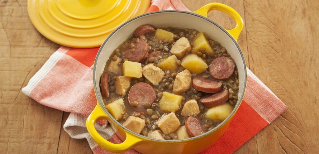 LENTILHA COM CALABRESA