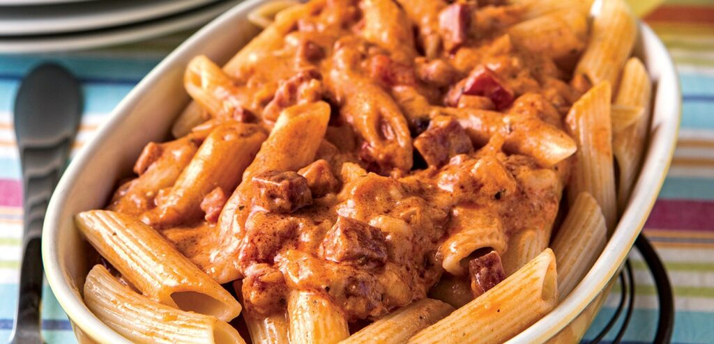 MACARRÃO AO MOLHO ROSÉ
