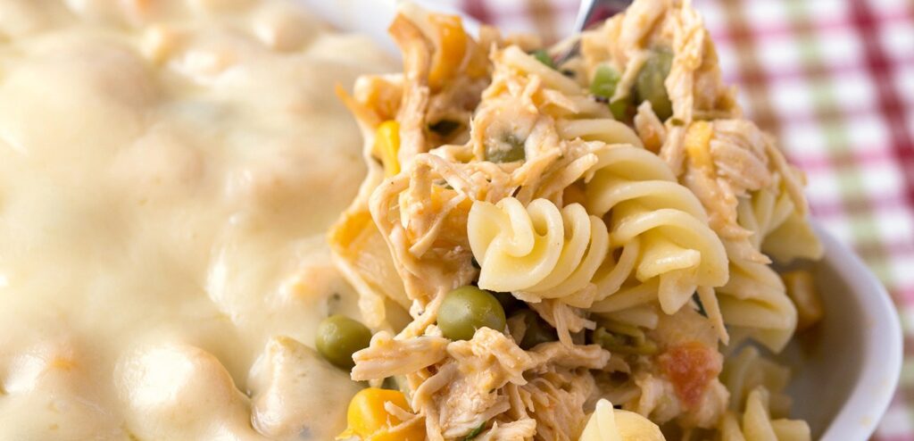 MACARRÃO ESPECIAL AO MOLHO DE FRANGO