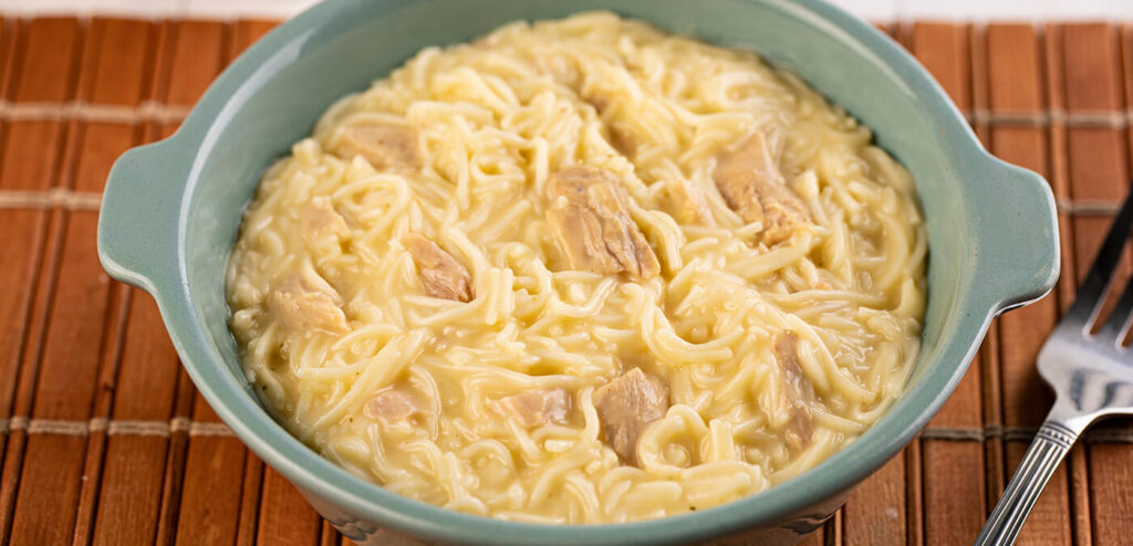 MACARRÃO RÁPIDO COM ATUM