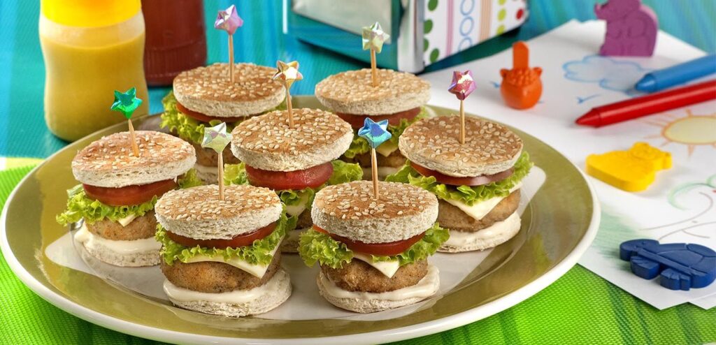 MINI-HAMBÚRGUERES NUTRITIVOS