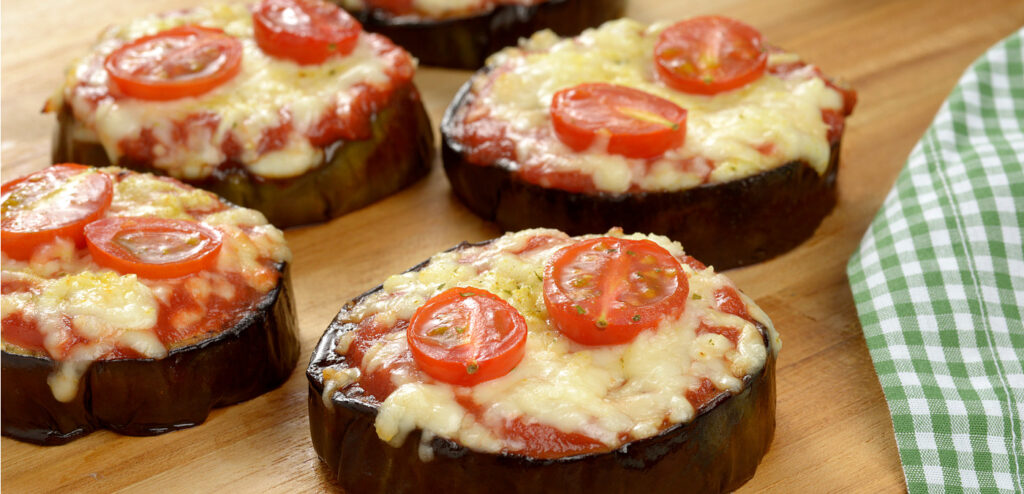 MINIPIZZA DE BERINJELA
