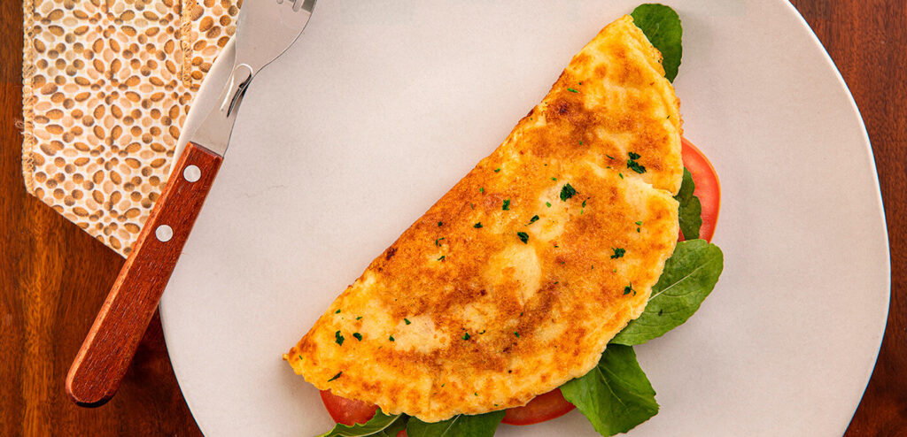 OMELETE DE GRÃO-DE-BICO