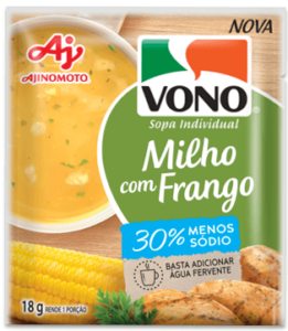 VONO® Milho com Frango com sódio reduzido