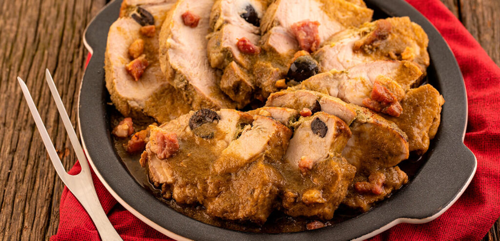 PALETA SUÍNA ASSADA