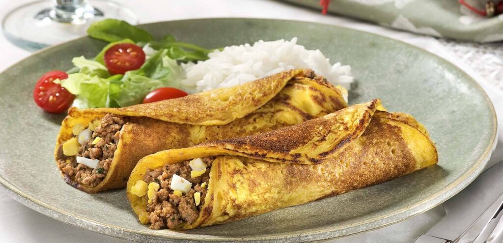 PANQUECA DE ABÓBORA COM CARNE