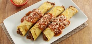 Panqueca de carne moída