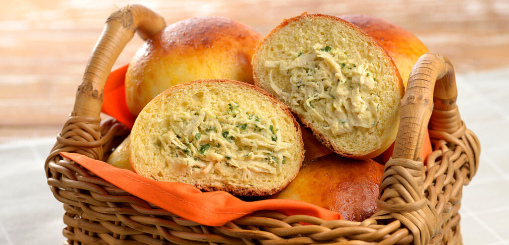 PÃO DE BATATA RECHEADO