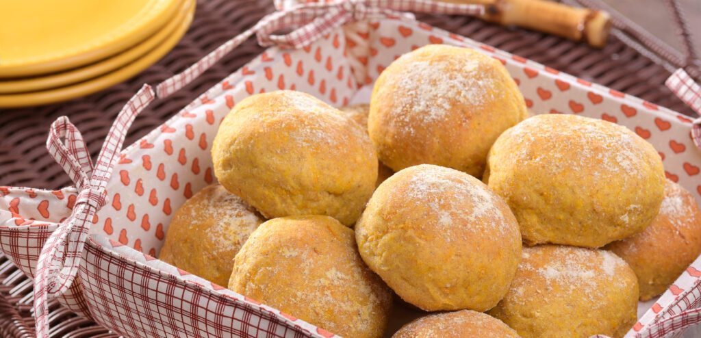 PÃO INTEGRAL DE ABÓBORA E AVEIA