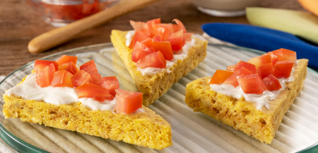 PÃO RÁPIDO DE BATATA-DOCE COM AVEIA