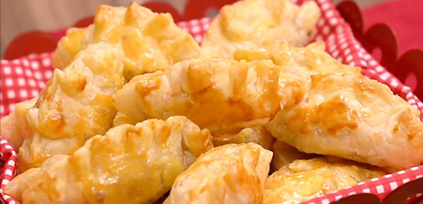Receita de Pasteizinhos Folhados