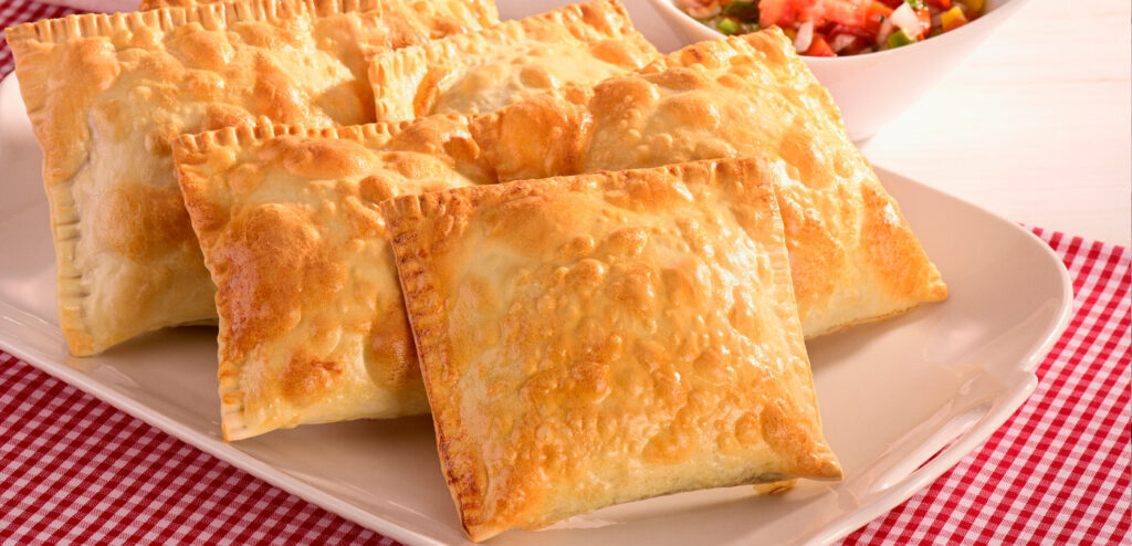 PASTEL DE CARNE COM FOLHAS E TALOS DE COUVE-FLOR