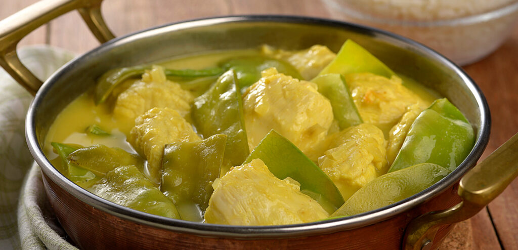 PEIXE AO LEITE DE COCO E GENGIBRE