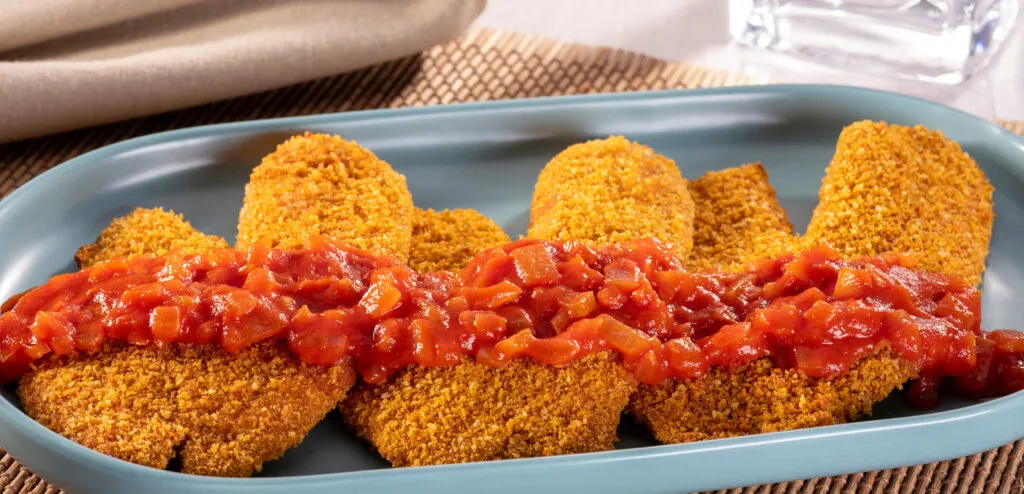 Peixe Empanado ao Molho