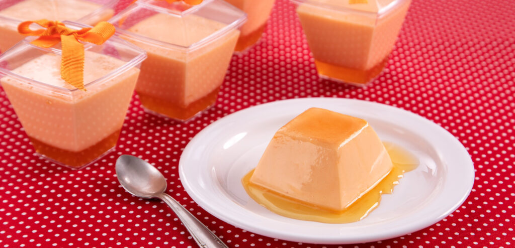 PUDIM DE GELADEIRA NO POTE