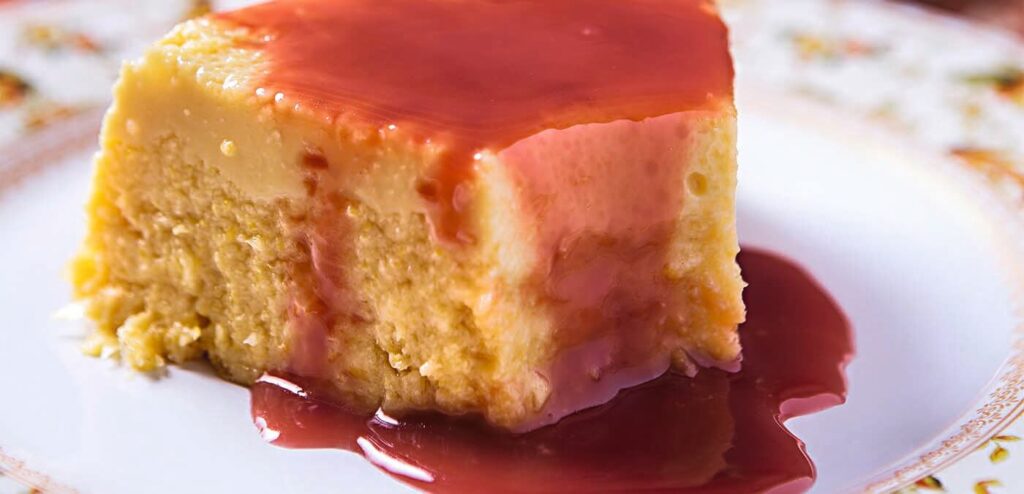 PUDIM DE MILHO VERDE COM CARAMELO DE MID® GOIABA