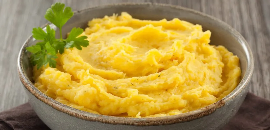 Purê de mandioquinha