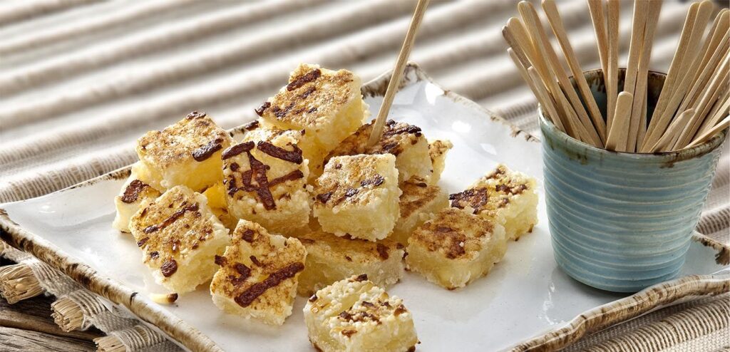 QUADRADINHOS DE TAPIOCA ASSADOS