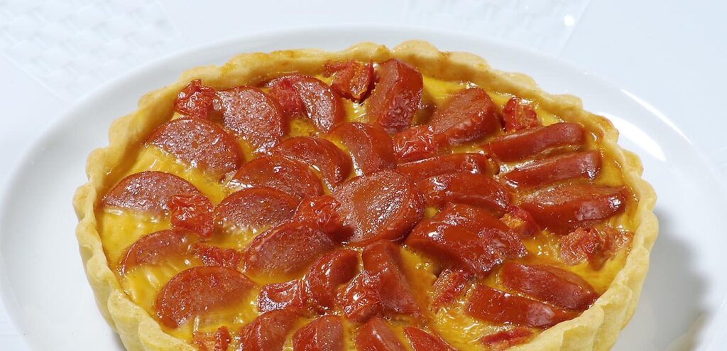 QUICHE DE SALSICHA