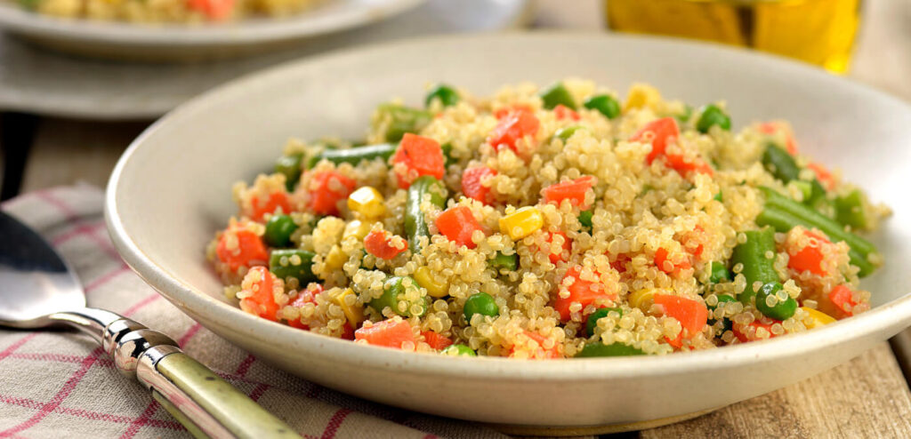 QUINOA COM LEGUMES