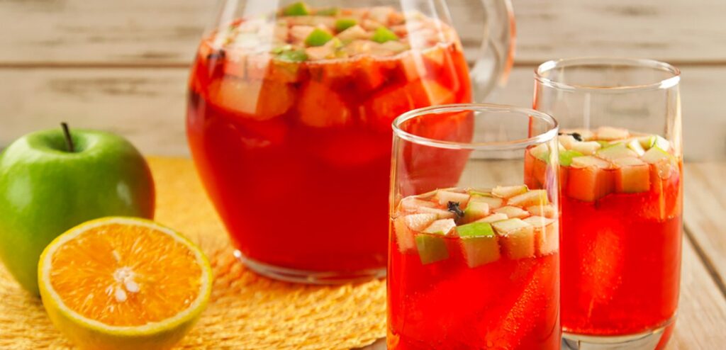 REFRESCO DE GROSELHA COM FRUTAS