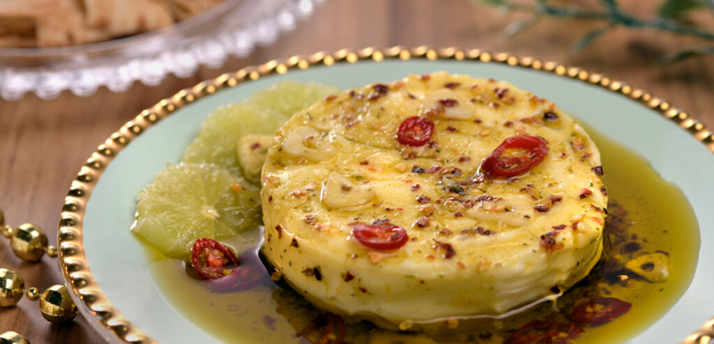 REQUEIJÃO COM ALECRIM AO AZEITE PICANTE