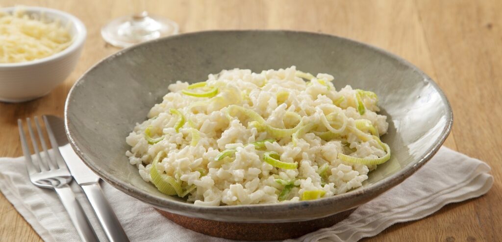 RISOTO DE ALHO-PORÓ