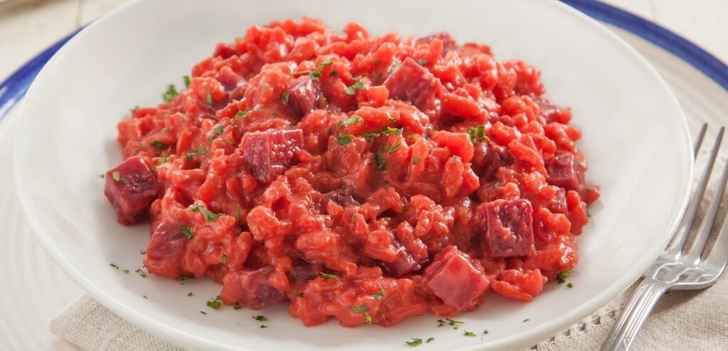 RISOTO DE BETERRABA