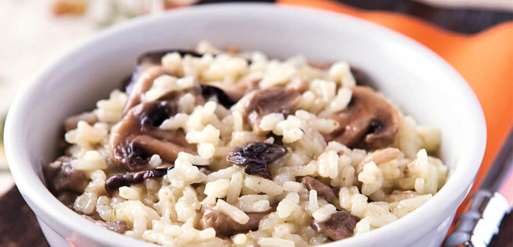 RISOTO DE COGUMELOS