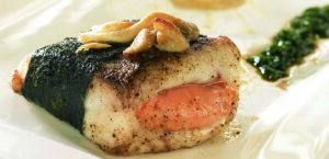 Miniatura da imagem do produto ROBALO COM ALGA E MOLHO DE PERA COM GENGIBRE