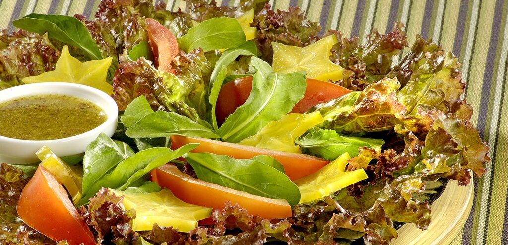 SALADA AO MOLHO AGRIDOCE