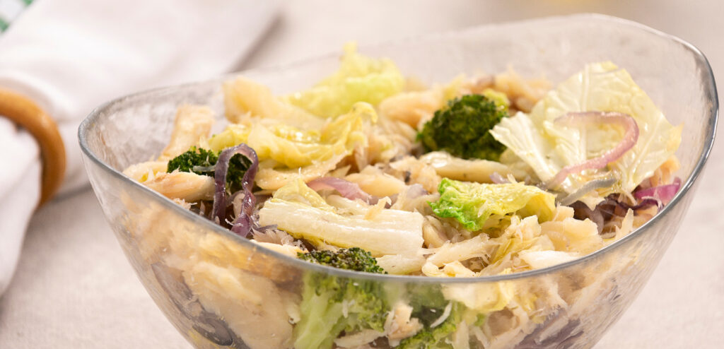 SALADA MORNA DE BACALHAU