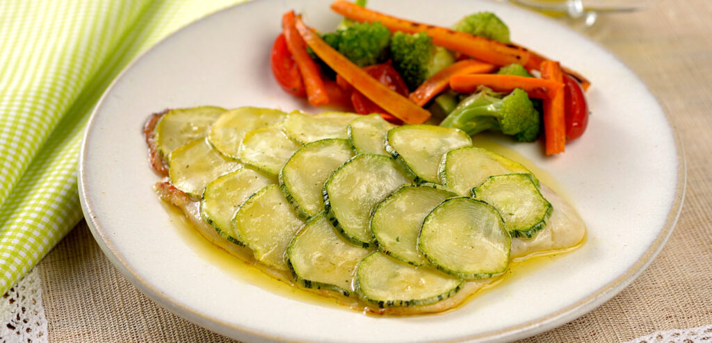 TILÁPIA COM ESCAMAS DE ABOBRINHA