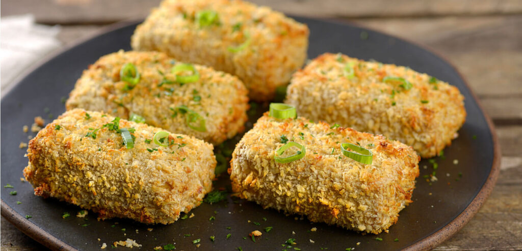 TOFU EMPANADO NA AIR FRYER