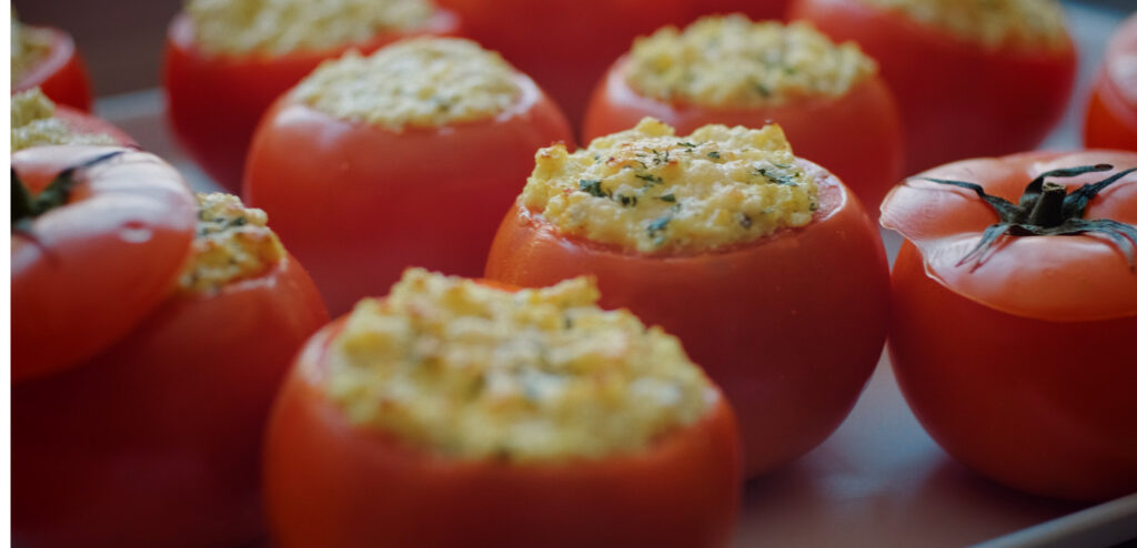 TOMATES RECHEADOS COM AMOR
