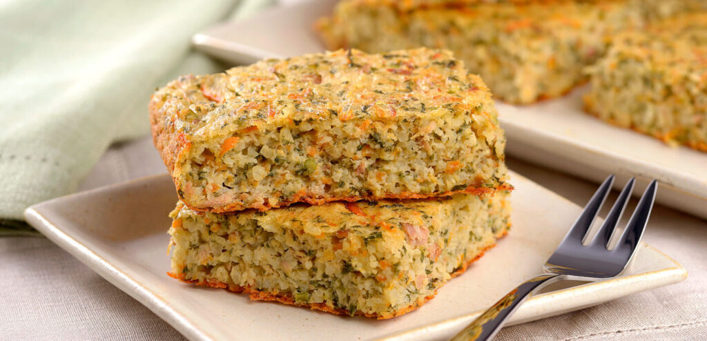TORTA DE ARROZ COM ATUM