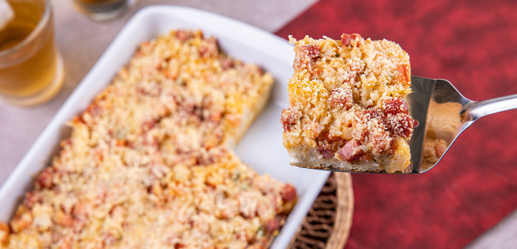 TORTA DE PÃO JUNINA