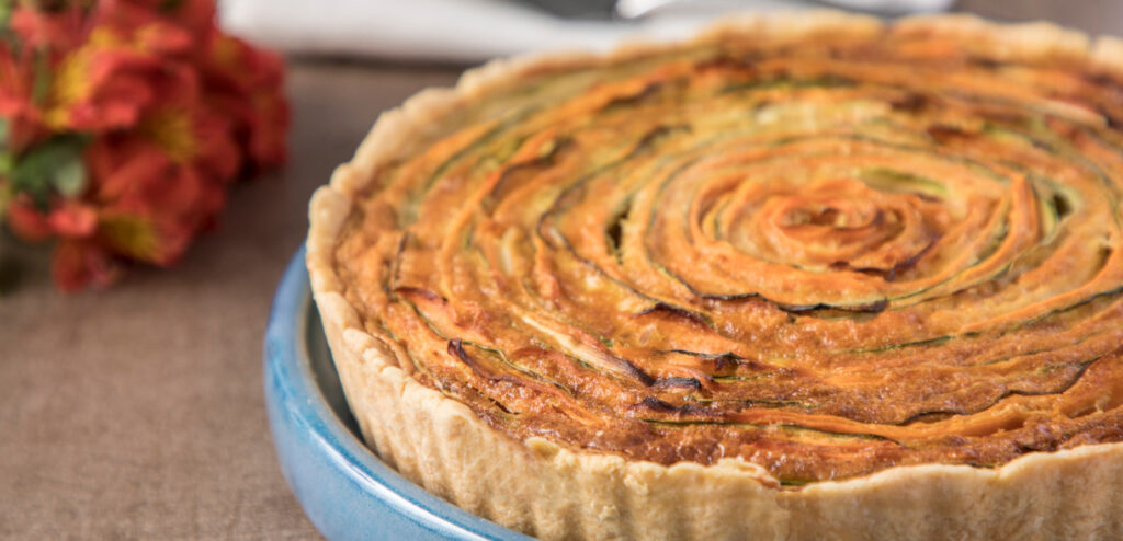 TORTA ESPIRAL DE LEGUMES