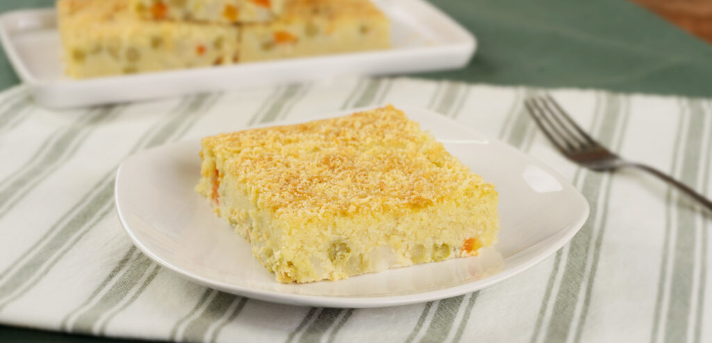 TORTA DE LEGUMES DE LIQUIDIFICADOR