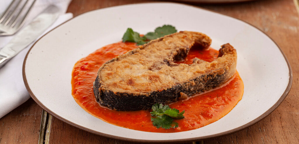 TUCUNARÉ NA PIMENTA COM SÓDIO REDUZIDO