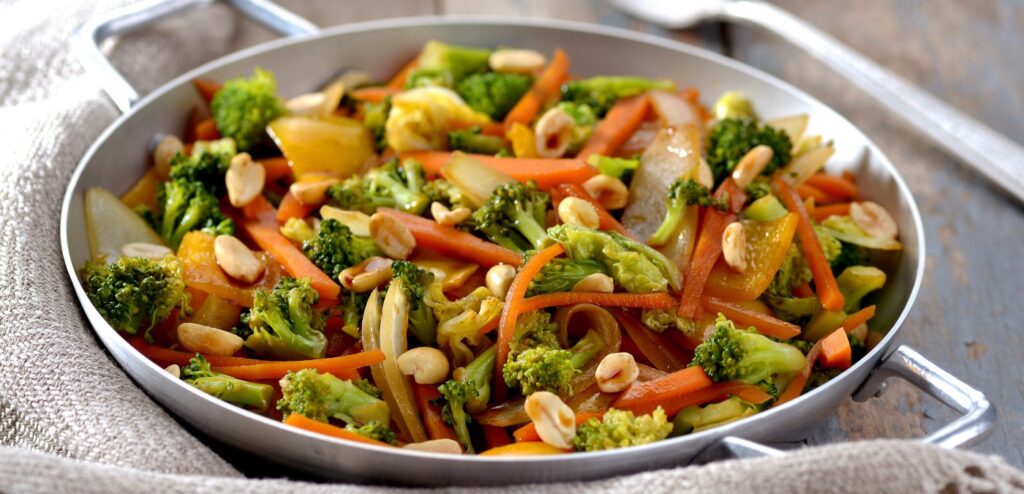 VEGETAIS COM SHOYU