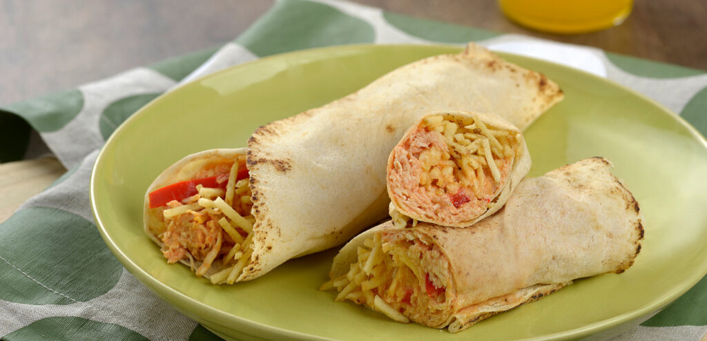 WRAP DE FRANGO NO PÃO SÍRIO