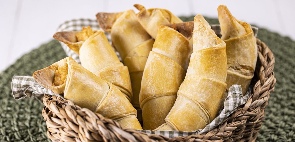 CROISSANT FÁCIL DE MASSA DE PASTEL