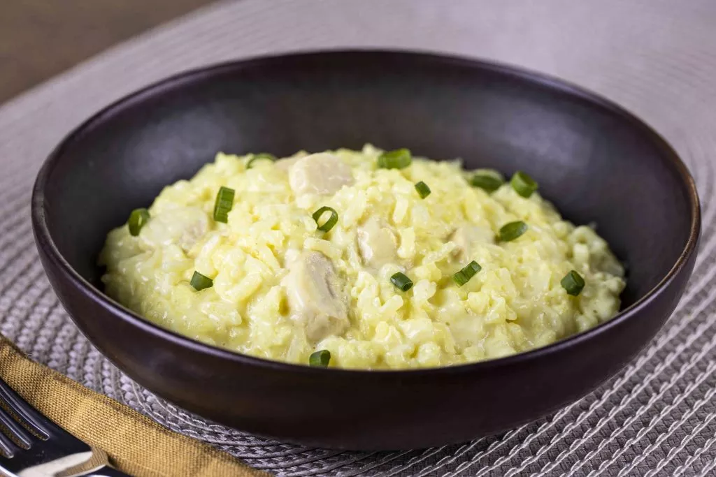 ARROZ CREMOSO COM COGUMELO