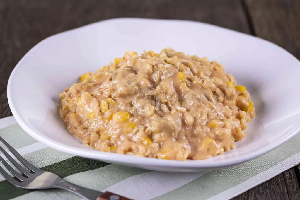 ARROZ COM FRANGO CREMOSO