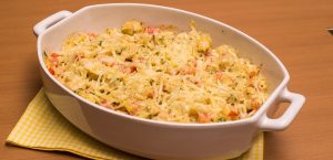Arroz de forno cremoso