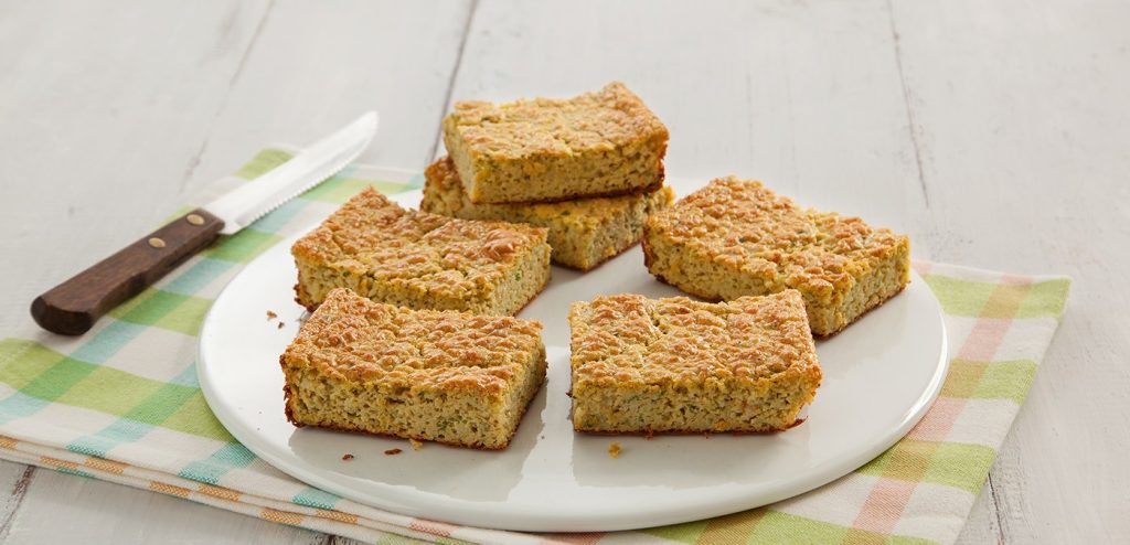 TORTA LEVE DE COUVE-FLOR