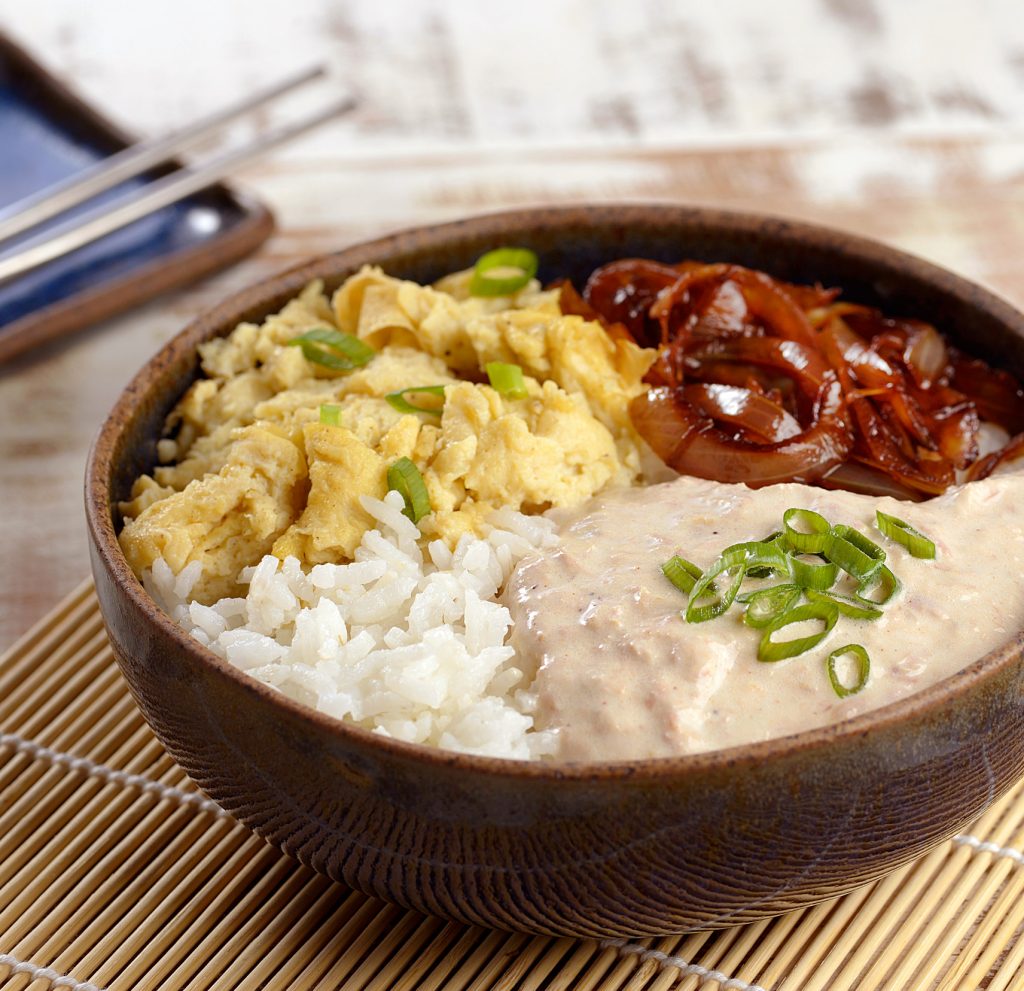 ATUM COM MAIONESE E ARROZ