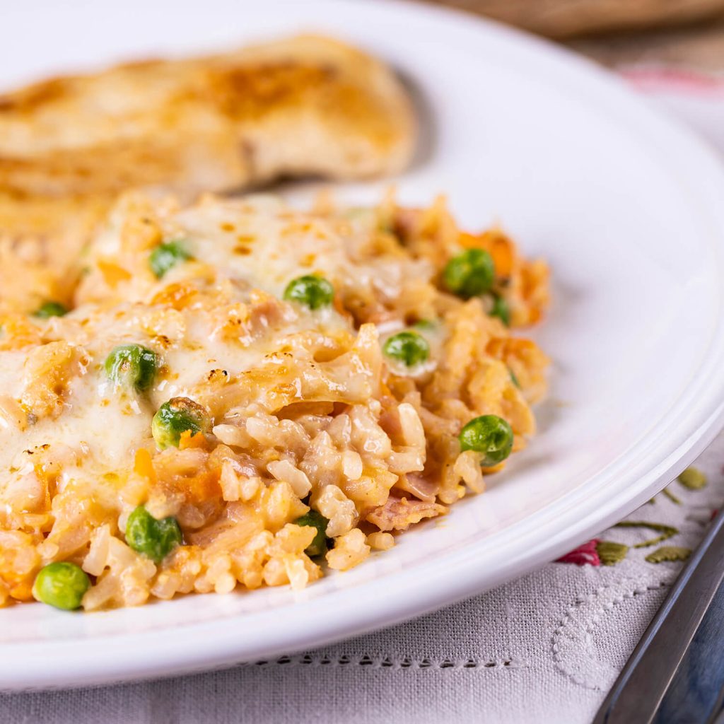 ARROZ DE FORNO CREMOSO COM FRIOS